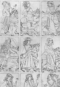 "Lyonnese Playing Cards of the Fifteenth Century", 1903 tekijältä Jean de Dale