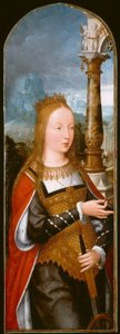 Pyhä Katariina, noin 1520 (öljy paneelille) tekijältä Jean the Elder Bellegambe