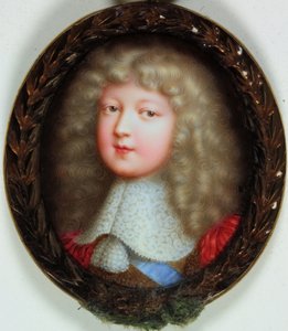Louis Of France, pullonokkainen Dauphin (emali)