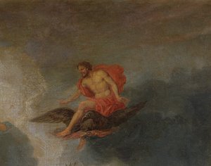 Zeus, yksityiskohta Versaillesin lehdoista, 1688-93