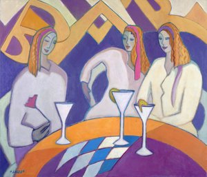 Girls Night Out, 2003-04 (akryyli kankaalle)
