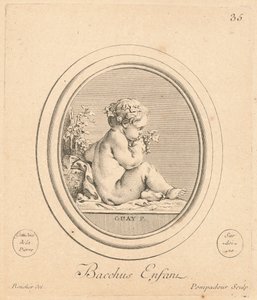 Bacchus enfant tekijältä Jeanne Antoinette Poisson, marquise de Pompadour after François Boucher after Jacques Guay