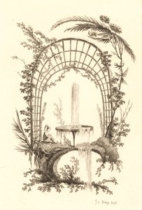 Fontaine sous pergola tekijältä Jeanne Deny