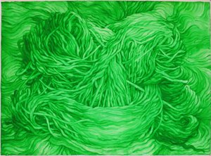 Wool Green, 2013 (guassi paperille)