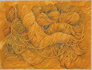 Wool Ochre Yellow, 2013 (guassi paperille)