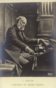 Cesar Franck, belgialaissyntyinen säveltäjä, pianisti, urkuri ja musiikinopettaja, joka työskenteli Pariisissa aikuisikänsä aikana (1822-1890) tekijältä Jeanne Rongier