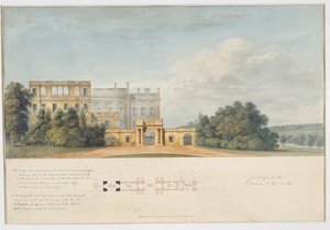 Suunnittelu tuomioistuimen sisäänkäynnille, Chatsworth
