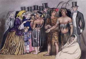 Zulujen tapaaminen Lontoossa, 1853 tekijältä Jemima Blackburn