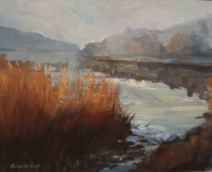 Batson Creek Salcombe , syksy . öljy kankaalle , 2016