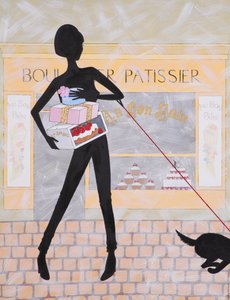 Boulangier Patissier, 2009 (akryyli kankaalle)