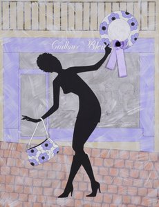Pebbles Blue, 2009 (akryyli kankaalle)