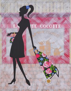 La Petite Cocotte, 2009 (akryyli kankaalle)