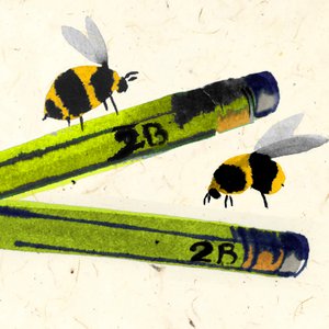 2B Or Not 2 Bee (akvarelli) tekijältä Jenny Frean