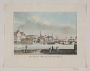 Kööpenhamina Christianshavnista katsottuna