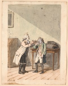Kohtaus P.A. Heibergin "De Vonner og de Vanner". tekijältä Jens Juel