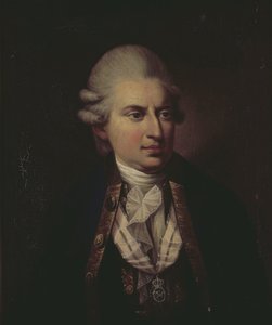 Kreivi Johann Friedrich Struenseen (1737-1772) muotokuva (öljy kankaalle)