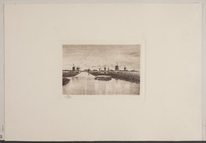 Ved Kinderdijk Hollannissa tekijältä Jensen