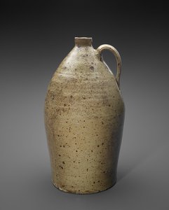 Kannu, c. 1866-1900 (alkalilasitettu kivitavara) tekijältä Jeremiah S. (attr.to) Hogue