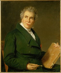 Muotokuva taidemaalari Jacques Louis Davidista, ikä ....