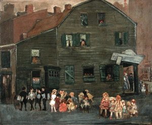 Vanha talo, n. 1910 (öljy kankaalle)