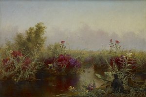 Ankanmetsästys, 1867 tekijältä Jerome Thompson