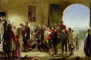 Laupeuden tehtävä: Florence Nightingale vastaanottaa haavoittuneita Scutarissa.