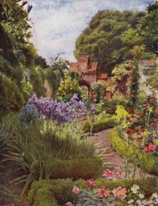 Fulham, Gateway Walled Gardenin ja Groundsin välillä (väri litho)
