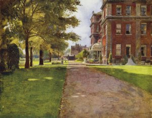 Marlborough House (väri litho) tekijältä Jessie MacGregor