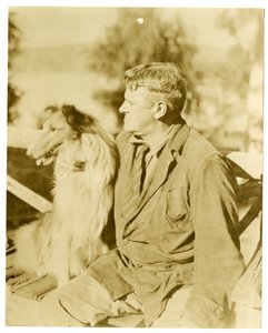 Albert Payson Terhune, kirjailija, n. 1916-28 (gelatiinihopeakuva) tekijältä Jessie Tarbox Beals