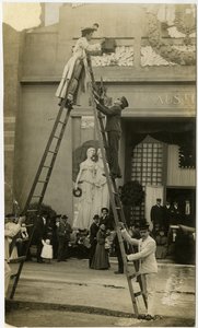 Jessie Tarbox Beals, omakuva, St Louisin maailmannäyttely, n. 1905-1940 (gelatiinihopea valokuva) tekijältä Jessie Tarbox Beals