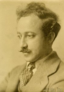 Joseph Auslander, runoilija, n. 1925-27 (gelatiinihopea valokuva) tekijältä Jessie Tarbox Beals