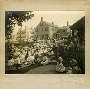 Nantucket Island, Mass, n. 1905-1915 (gelatiinihopea valokuva) tekijältä Jessie Tarbox Beals