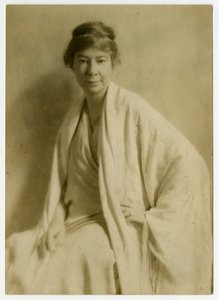 Sara Teasdale, runoilija, n. 1912-28 (gelatiinihopeakuva) tekijältä Jessie Tarbox Beals