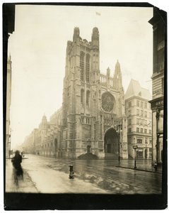 St Thomas Church, New York, USA, n. 1905-40 (gelatiinihopea valokuva) tekijältä Jessie Tarbox Beals