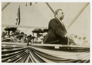 William Howard Taft, n. 1908-1912 (gelatiinihopea valokuva) tekijältä Jessie Tarbox Beals