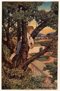 Vieraat maat (väri litho) tekijältä Jessie Willcox Smith