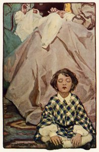 Pieni maa (väri litho) tekijältä Jessie Willcox Smith