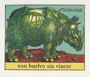 Green Rhino, 2007 (puupiirros)