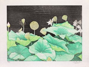 Lotus, 2016 (puupiirros)