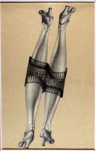 Kollaasi ""Kaksi kaunista jalkaa"" - kirjoittanut Jindrich Styrsky (1899-1942) (48/35)