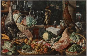 Keittiökohtaus Kristuksen kanssa Emmauksessa, n. 1560-1565