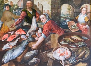 Kauppatori, Joachim Beuckelaer (öljy kankaalle) tekijältä Joachim Beuckelaer