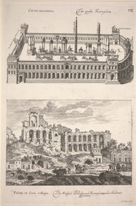 Ilustração de "Des Alten und Neuen Roms Grosser Schau-Platz" de Joachim von Sandrartfinnish tekijältä Joachim von Sandrart