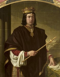 Aragonian kuninkaan Ferdinand II:n (1452-1516) muotokuva tekijältä Joachin Dominguez Becquer