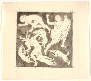 Actaeonin kuolema tekijältä Joakim Frederik Skovgaard
