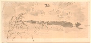Luonnos elokuvasta "The Lark" tekijältä Joakim Frederik Skovgaard
