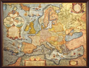 Euroopan kartta 1686, kirjoittanut Joan Blaeu