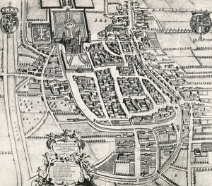 Racconigin kartta, kaiverrus Joan Blaeu (1596-1673), Italia tekijältä Joan Blaeu