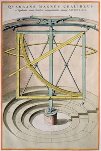 Quadrans Magnus Chalibeus -sivu Atlas Majorista, 1662