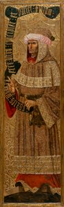 Isaie - Isaiah - Joan Gascon maalaus (aktiivinen 1500-1529) - n. 1500 - Tempera paneelissa - 226,9x64,7 - Katalonian kansallinen taidemuseo, Barcelona